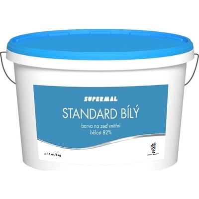 BAL Supermal Standard, maliarska farba - Biela, 25kg