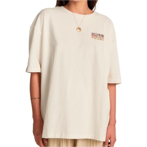 Billabong Дамска тениска Billabong Women's Floral Rocker T-shirt - Salt Crystal - размер XS (916-5897-0211)