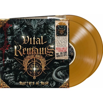 Vital Remains - Horrors Of Hell (Reissue) (Gold Translucent Damnation Coloured) 2 LP