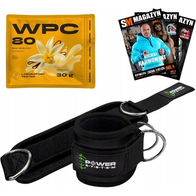 Power System Ankle Straps Gym Guy černá PS-3450 – Zboží Dáma