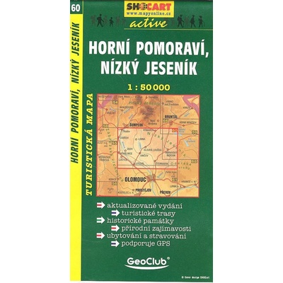 Horní Pomoraví Nízký Jeseník 1:50 000