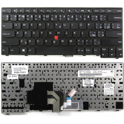slovenská klávesnica IBM Lenovo Thinkpad T431 T440 T450 T460 E431 black US/CZ/SK