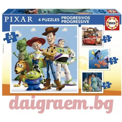 Educa Пъзел educa 19681 - 73 части - Дисни Пиксар (edu19681)