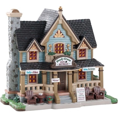 Svietiaci domček Lemax 85360 Penzión v Tienistom lesíku najlepší únik zo všedných dní