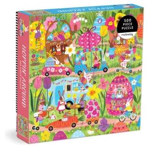 Mudpuppy Hoppin' Around 500 Piece Family Puzzle | MudPuppy, Jenny Miriam