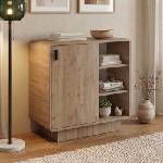 TopMebel Конзола Rovel TopMebel от меламин в цвят сепет дъб 80.3x39x80.4cm