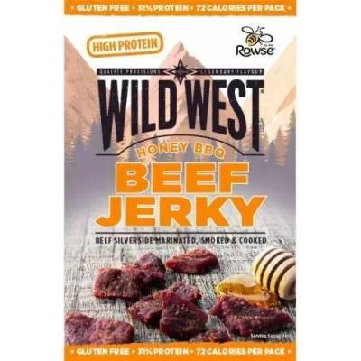 Wild West hovězí jerky med a bbq UK 25 g