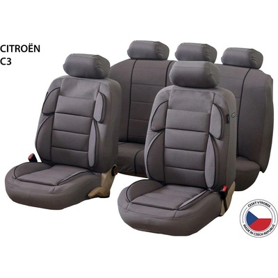 Autopoťah CAPPA Perfetto YL Citroën C3, sivé
