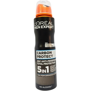 L'Oréal дезодорант за мъже, Carbon protect, 150мл