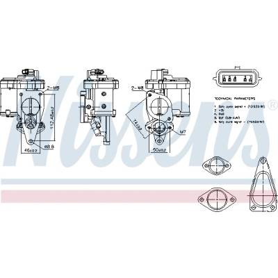 NISSENS AGR - Ventil 98272