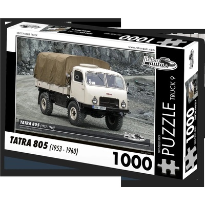 Retro cars - Puzzle TRUCK č. 9 Tatra 805 (1953-1960) - 1 000 piese
