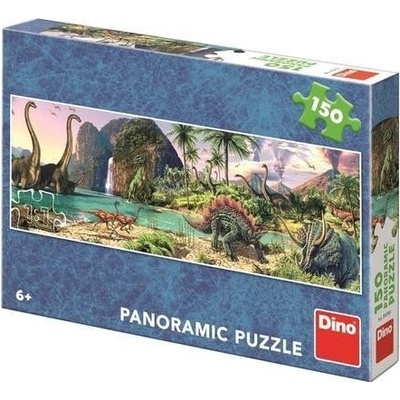 Dino Toys s.r.o. Dinosauři u jezera panoramic 150 dílků