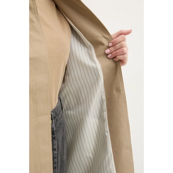 Sessùn Палто Sessun в бежово преходен модел с уголемена кройка 25212002 (25212002)