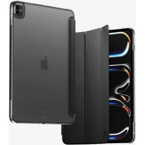 Spigen IPAD Pro 11 (2025) Силиконов калъф SPIGEN LIQUID AIR active FLIP, държач за настолен компютър, ЧЕРЕН ACS09440 (ACS09440)