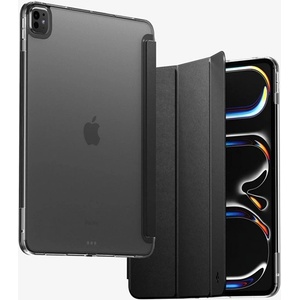 Spigen IPAD Pro 11 (2025) Силиконов калъф SPIGEN LIQUID AIR active FLIP, държач за настолен компютър, ЧЕРЕН ACS09440 (ACS09440)