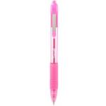Zebra Химикалка, 0, 27 мм, с бутон, ZEBRA "Z-Grip Smooth", розова 22567 (22567)