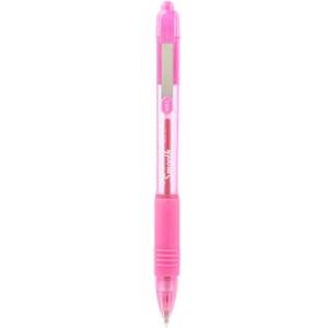 Zebra Химикалка, 0, 27 мм, с бутон, ZEBRA "Z-Grip Smooth", розова 22567 (22567)