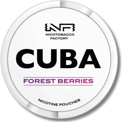 Cuba White forest berries 16mg/g 20 vrecúšok
