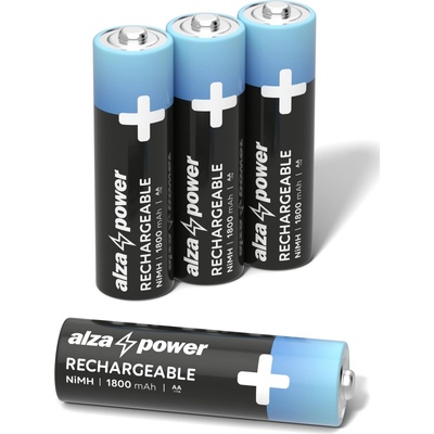 AlzaPower Rechargeable HR6 (AA) 1800 mAh 4ks