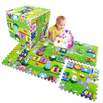 Пъзел за под eva пяна 60 х 60 х 1 см. 4 елемена М21-243