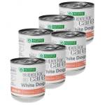 AKVATERA Nature's Protection Superior Care Wellness Soup for White Coat Dogs With Tuna & Salmon - супа за кучета с бяла козина с риба тон и сьомга, 6 х 140 мл
