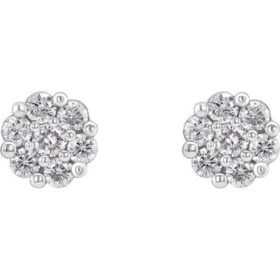 Eppi Elegantné náušnice s lab-grown diamantmi Restia E44799