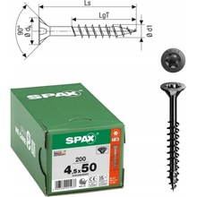 Spax Vrut zápustná hlava TXS W C částečný závit 4,5 x 50 (200 ks)