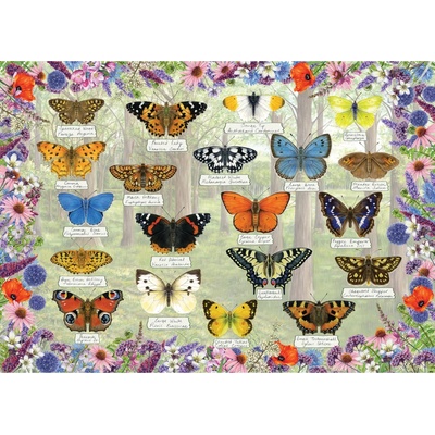 Gibsons Krásné motýly 1000 dílků