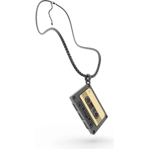 Metalmorphose Колие с медальон Metalmorphose Music cassette necklace (MTMJ311-01)