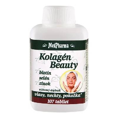 Kolagén Beauty – biotín, selén, zinok-MedPharma 107 tabliet
