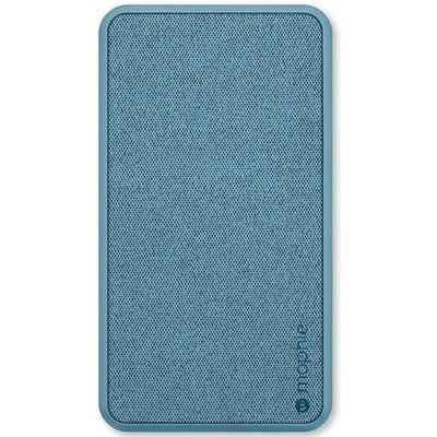 mophie Външна батерия/power bank/ Mophie Powerstation Plus XL (401101657), 10 000mAh, светлосиня, 1x USB-A, 1x Lightning(ж), 1x Lightning(м), безжично зареждане (401101657)