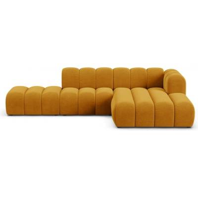 Micadoni Жълт ъглов диван (десен ъгъл) Lupine - Micadoni Home (MIC_0RCO_44_F1_LUPINE7)