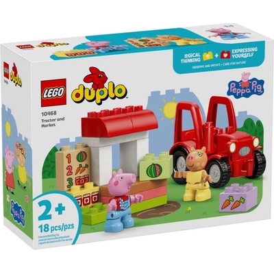 LEGO® DUPLO 10468 Prasátko Pepa Traktor a tržnice