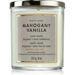 Bath & Body Works Mahogany Vanilla ароматна свещ 227 гр