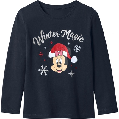 dívčí triko s dlouhými rukávy Minnie Mouse