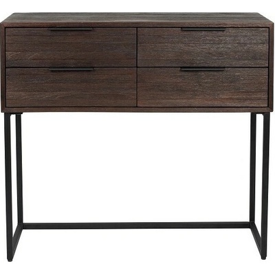 White Label Living Webster S 90 x 82 cm teak hnědá