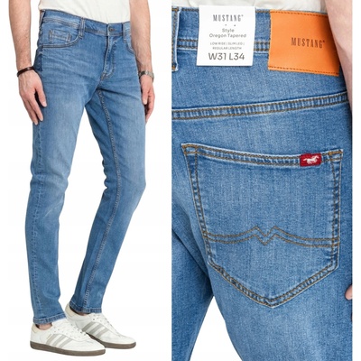 Mustang Oregon Tapered Modré Denim