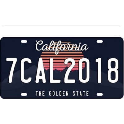 Ceduľa California - The Gold State