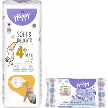 Bella Happy Maxi Plus 4+ 9-15 kg 40 ks