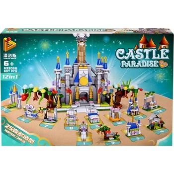 Конструктор 12 в 1 Замък /607 елемента/ (К54759)