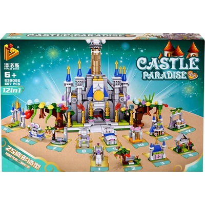 Конструктор 12 в 1 Замък /607 елемента/ (К54759)