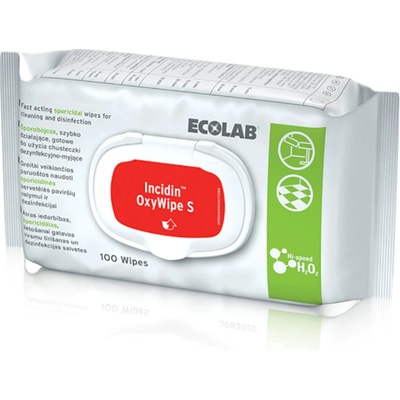 Ecolab Incidin Oxywipes čistiace a dezinfekčné utierky 100 ks