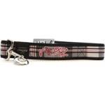 Rogz Floral Tartan XXL - Повод за кучета , 40мм / 50 см. черно-кафяв