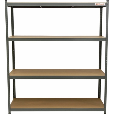 AHProfi Policový regál, 4 police, 1600 x 600 x 1800 mm - AH3005