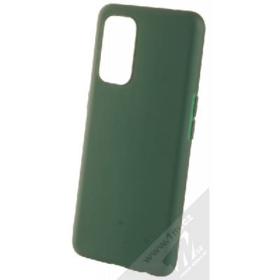 1Mcz Matt TPU ochranný silikonový kryt pro Oppo Reno5, Reno5 5G, Reno5 K, Find X3 Lite tmavě zelená (forest green)