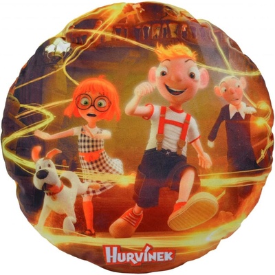 MÚ Brno Polštář kulatý pr.30 Hurvínek luminiscenční Muzeum