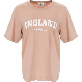 England Netball Тениска England Netball Oversize Netball T Shirt - Dusty Pink