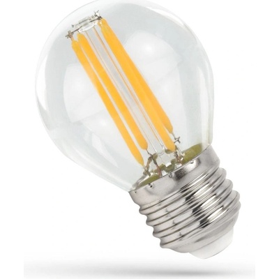 SPECTRUM SPECTRUMLED LED BALL E-27 230V 1W COG 1800K CLEAR
