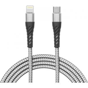 Delight Кабел за данни Delight iPhone Lightning Type-C 2 m Grey 55434-2 (55434-2)