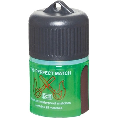 MFH Запалки bcb с кутия, устойчиви на вятър и вода, 25 бр (27122)